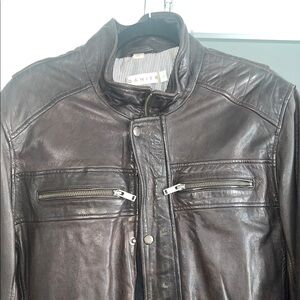 Danier Men's Chocolate Leather Jacket